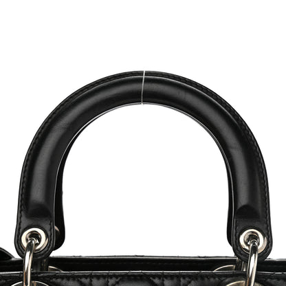 Christian Dior Lambskin Cannage Large Lady Dior Black 11 of 11