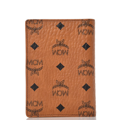 MCM Visetos Heritage Passport Holder Cognac 4 of 12