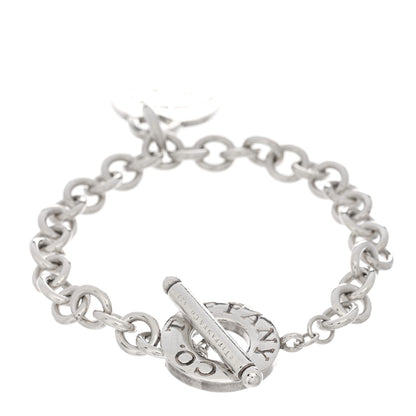 Tiffany Sterling Silver Return To Tiffany Heart Tag Toggle Bracelet 2 of 3