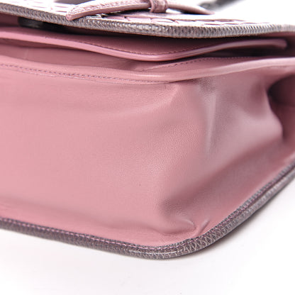 Bottega Veneta Nappa Lizard Intrecciato Flap Crossbody Bag Watteau 8 of 12