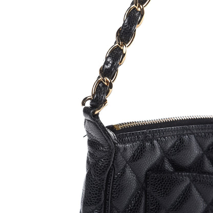 Chanel Caviar Quilted CC Shoulder Bag Black 4 of 12