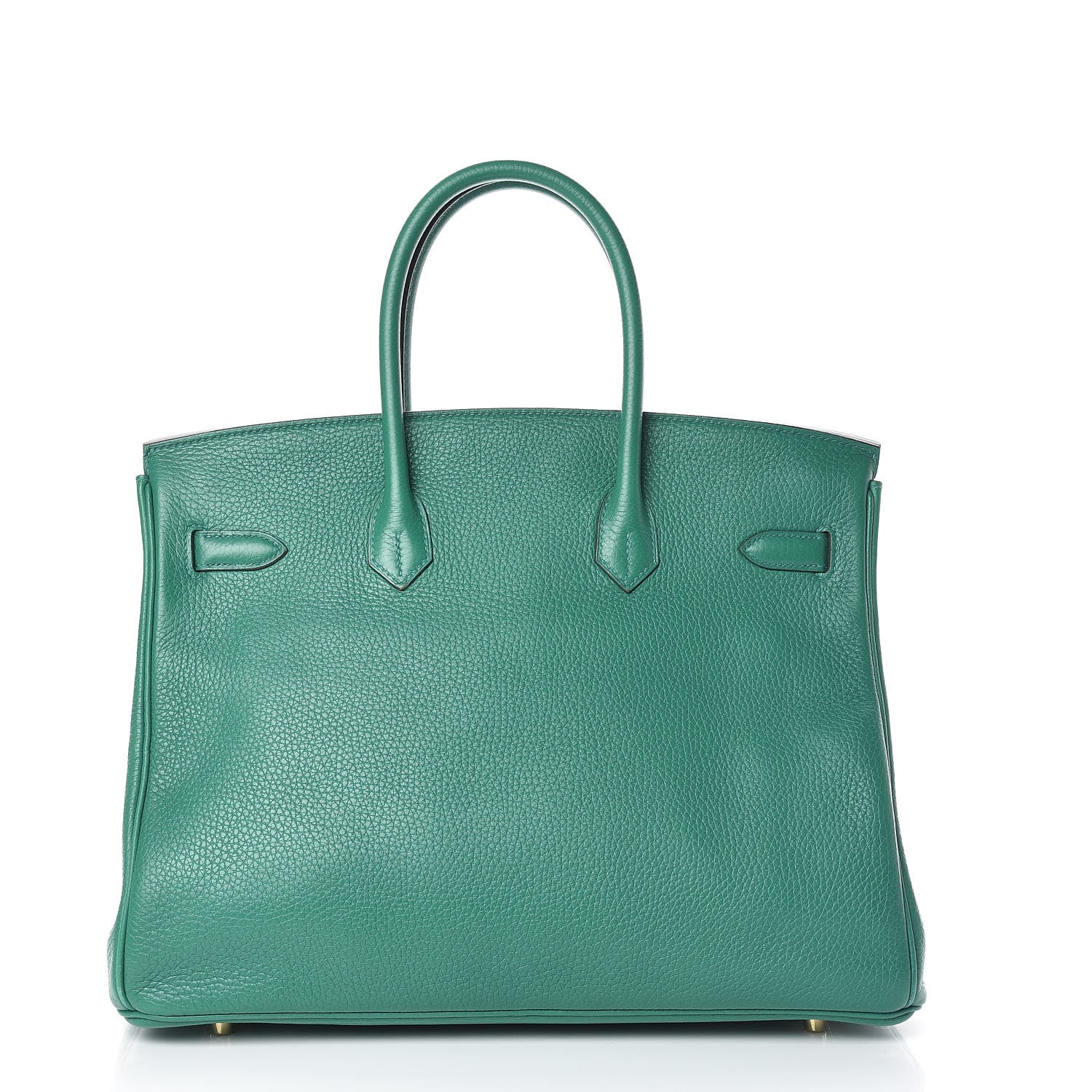 Hermes Taurillon Clemence Birkin 35 Vert Vertigo 4 of 35