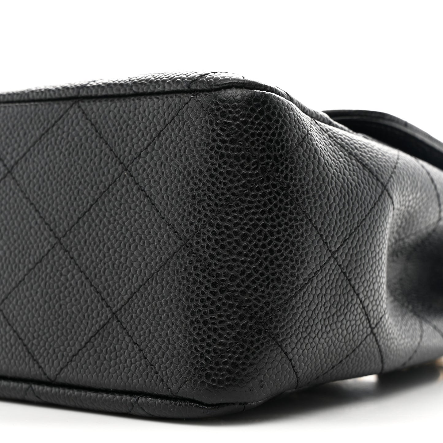 Caviar Quilted Jumbo Single Flap Black