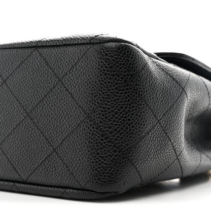 Chanel Caviar Quilted Jumbo Single Flap Black 10 of 11