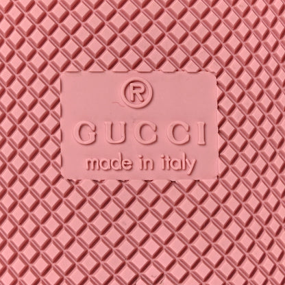Gucci Calfskin GG Supreme Crystals Web Screener Sneakers 38 Beige Ebony Wild Rose 7 of 15
