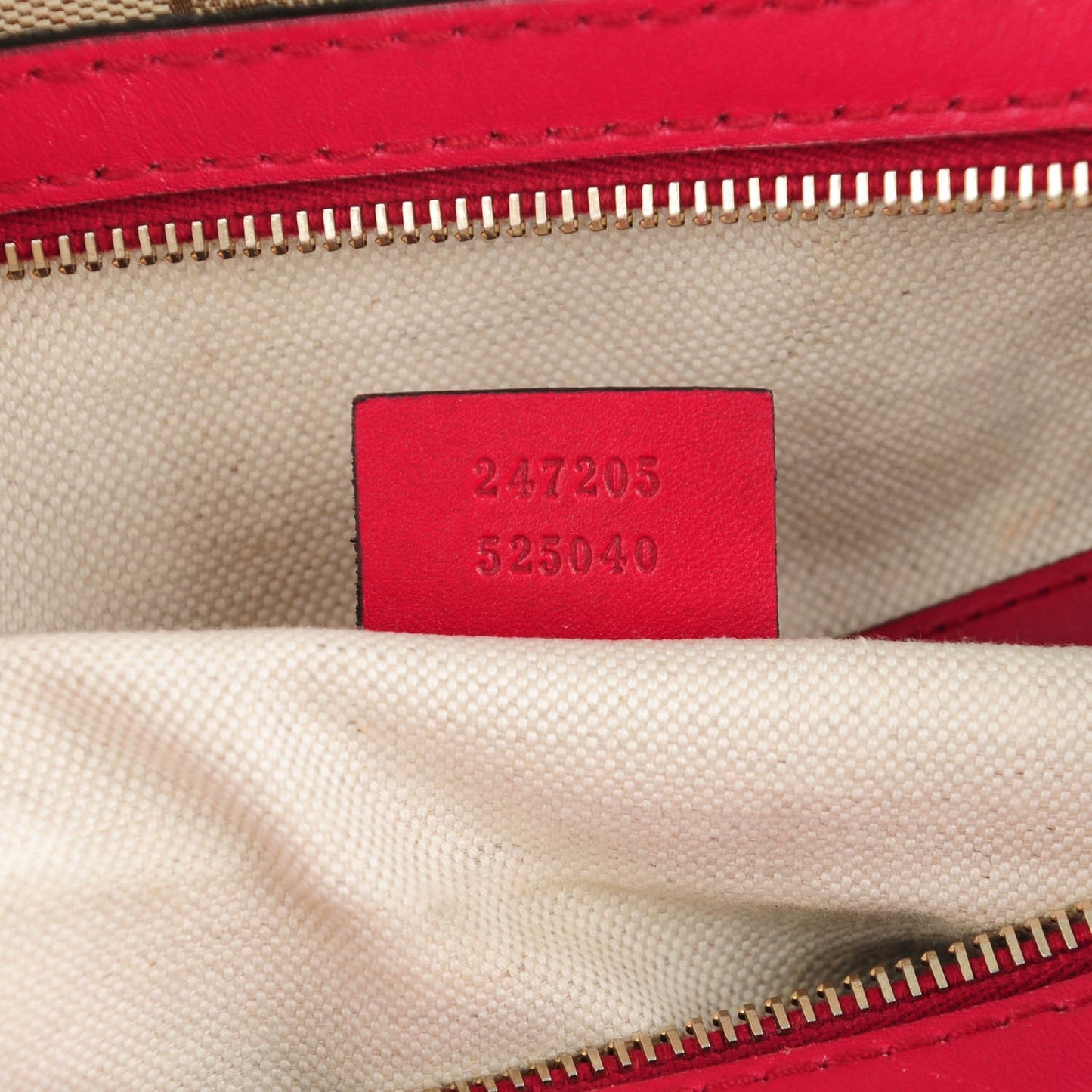 Monogram Medium Joy Boston Beige Red
