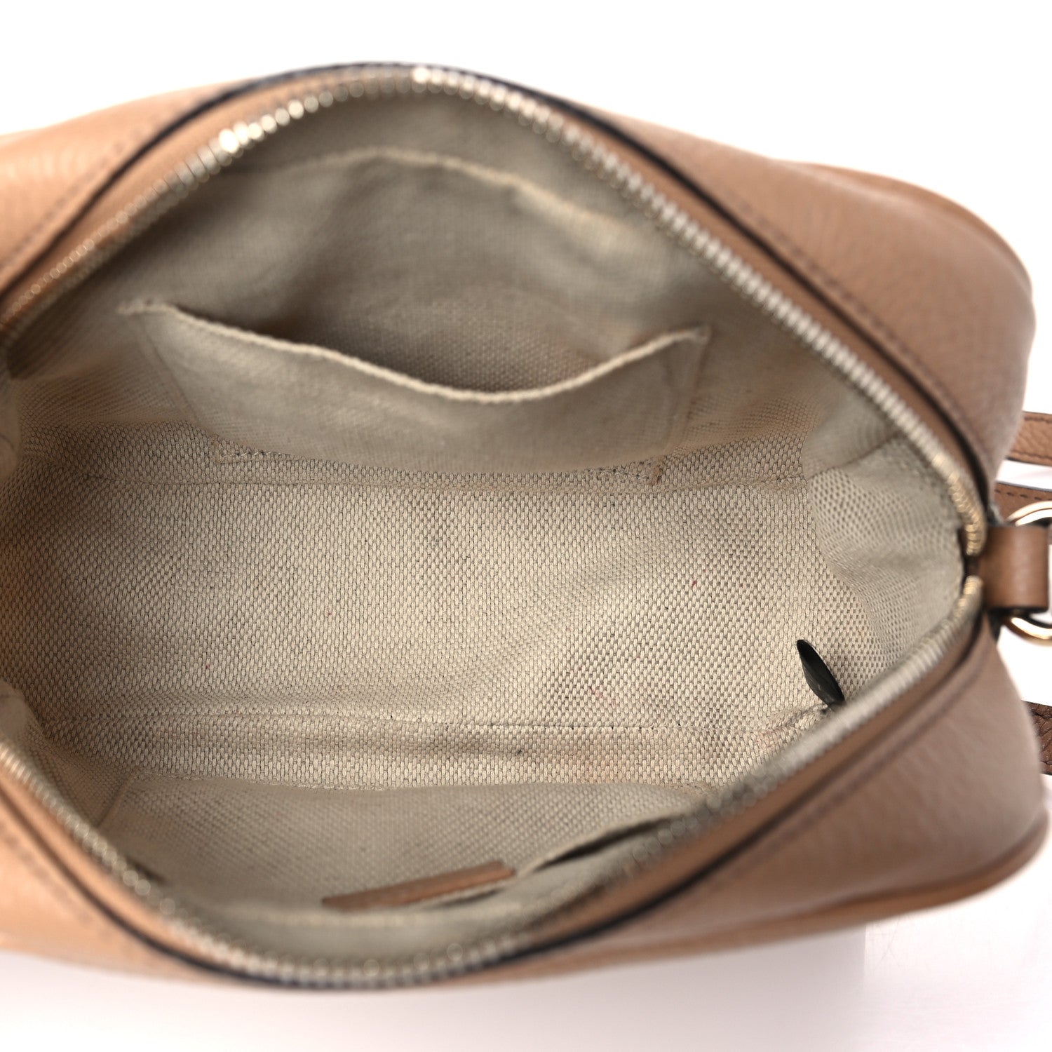 Gucci Pebbled Calfskin Small Soho Disco Bag Camelia 5 of 15