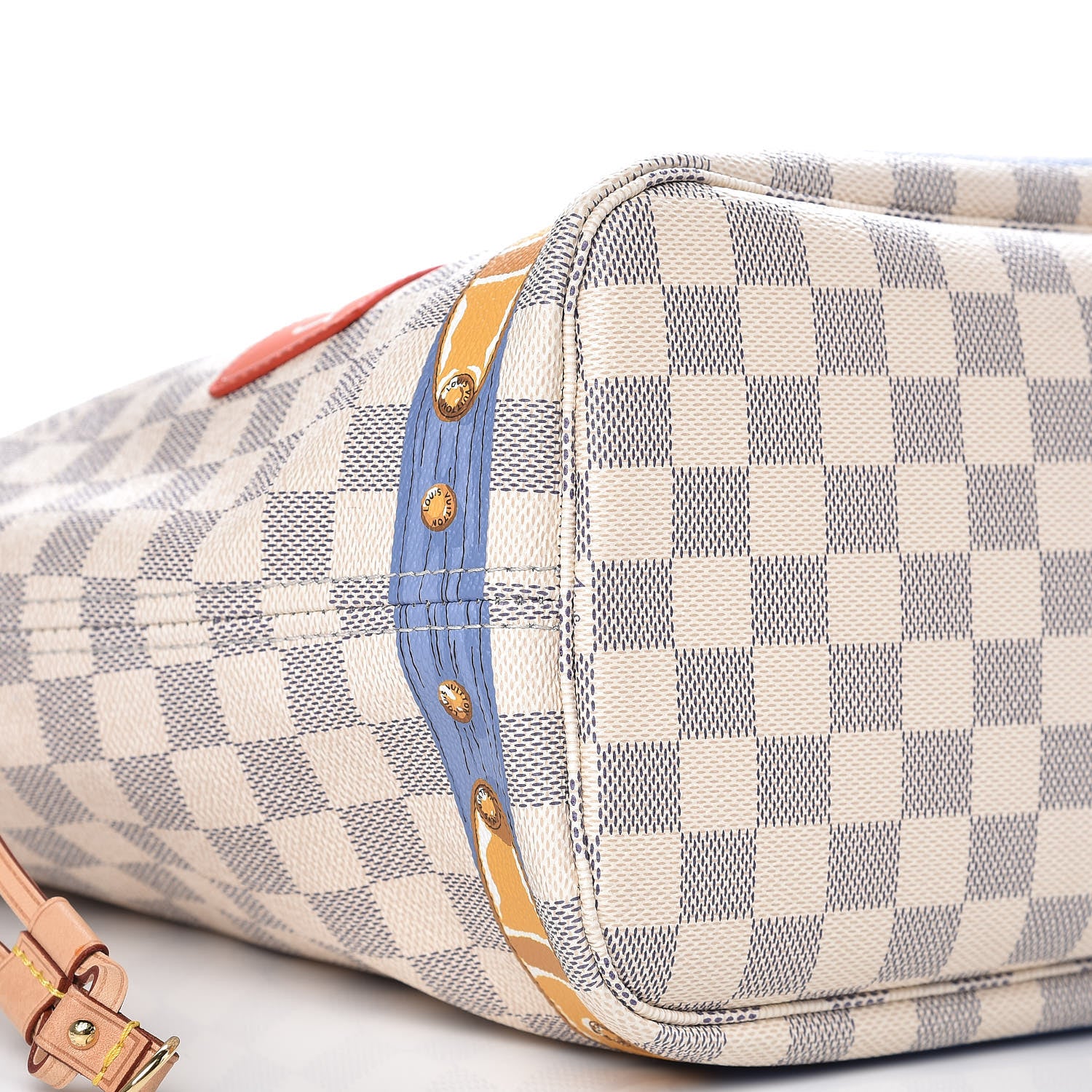 Louis Vuitton Damier Azur Summer Trunks Neo Neverfull MM 10 of 11
