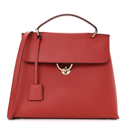 Salvatore Ferragamo Calfskin Jet Set Top Handle Bag Brick 1 of 10