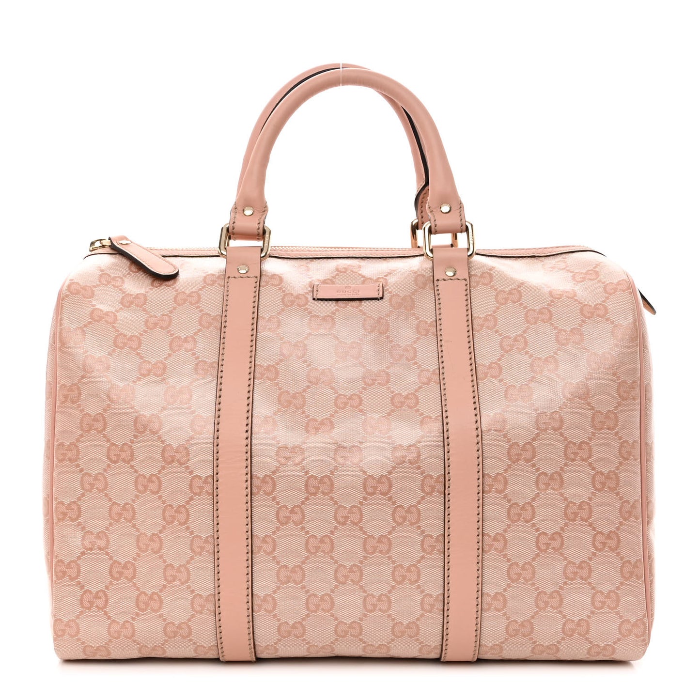 Crystal Monogram Joy Medium Boston Pink
