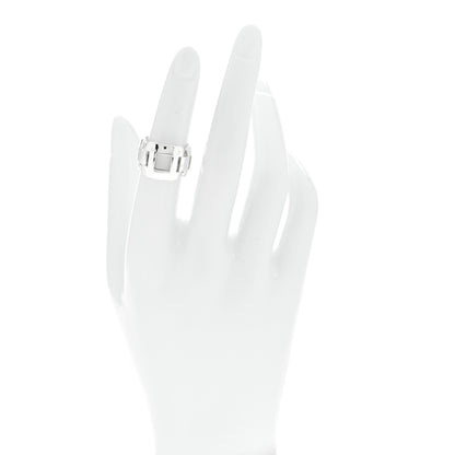 Hermes Sterling Silver Bague Hera Ring 50 5.25 2 of 7