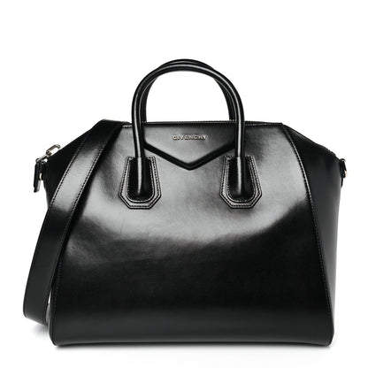 Givenchy Shiny Lord Calfskin Medium Antigona Black 1 of 9