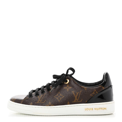 Louis Vuitton Patent Monogram Frontrow Sneakers 34.5 1 of 8