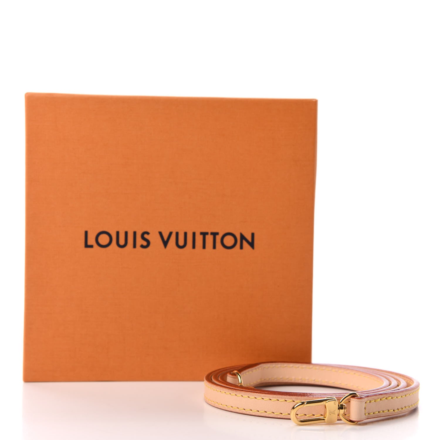 Louis Vuitton Vachetta 12mm Long Shoulder Strap VVN 4 of 4