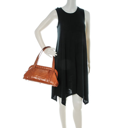 Nancy Gonzalez Crocodile Frame Bag Brown 2 of 7