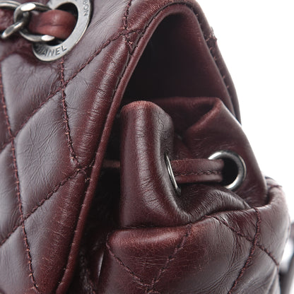 Chanel Glazed Calfskin Quilted Small Salzburg Backpack Burgundy 17 of 17