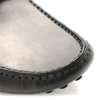 Louis Vuitton Calfskin Mens Monte Carlo Shoe Moccasin Loafers 9 Black 11 of 11