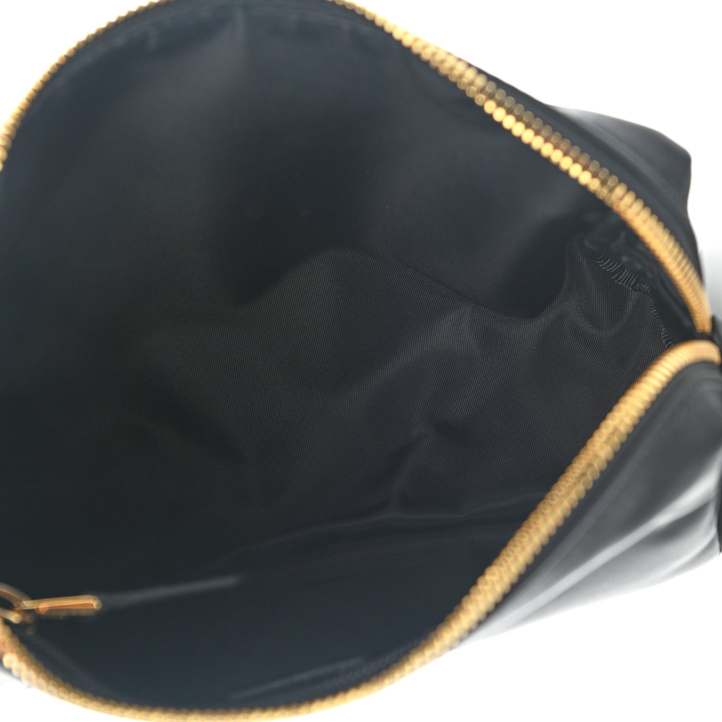 Nylon Cosmetic Pouch Black