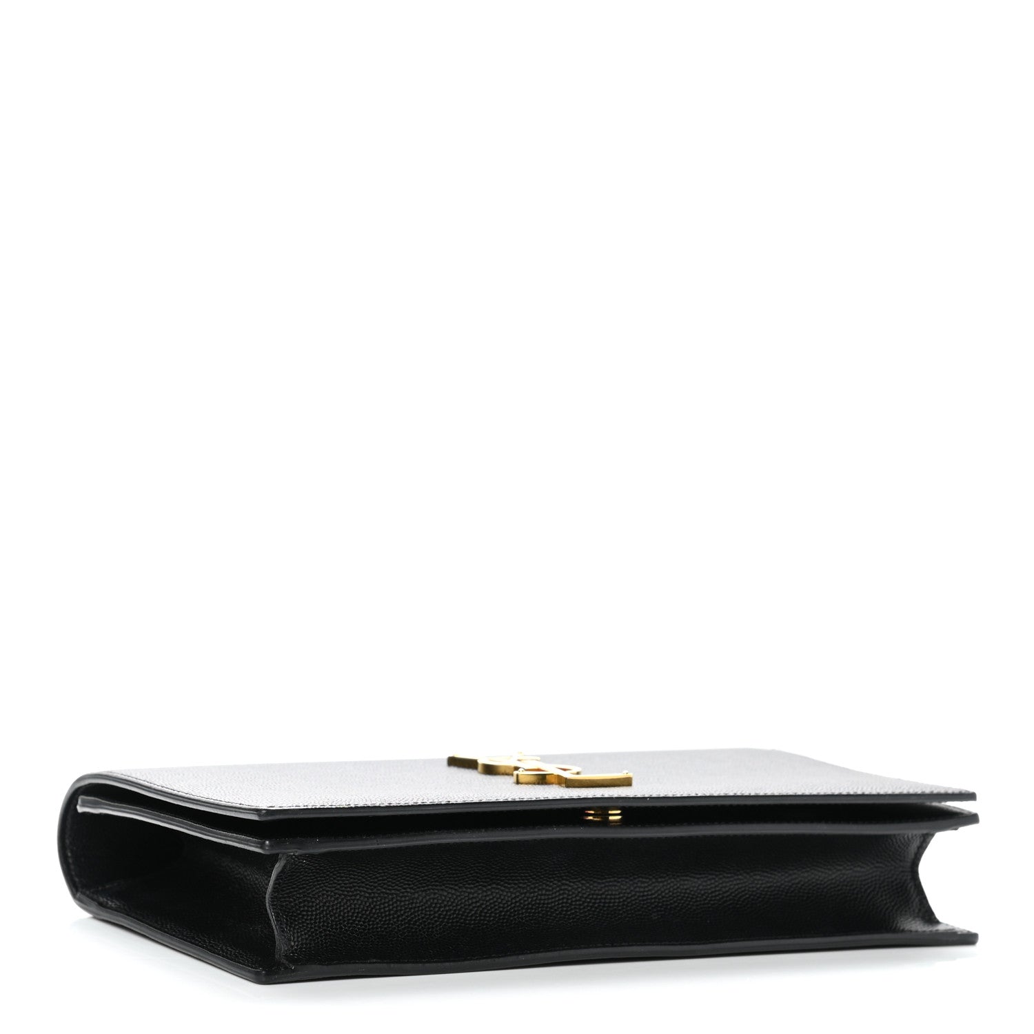Saint Laurent Grain De Poudre Classic Monogram Kate Clutch Black 4 of 6