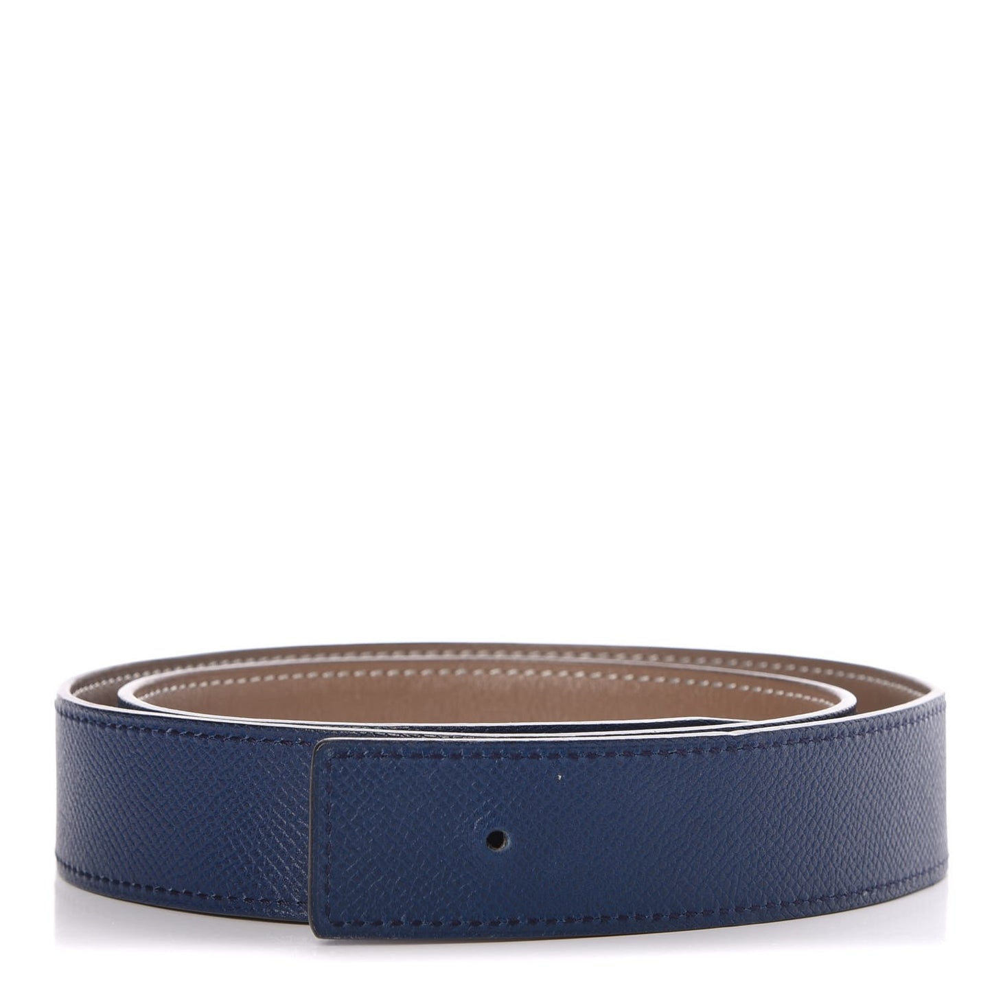 Swift Epsom 32mm Belt Strap 80 Etoupe Bleu de Malte
