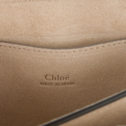 Chloe Suede Calfskin Small Faye Shoulder Bag Tobacco 6 of 8