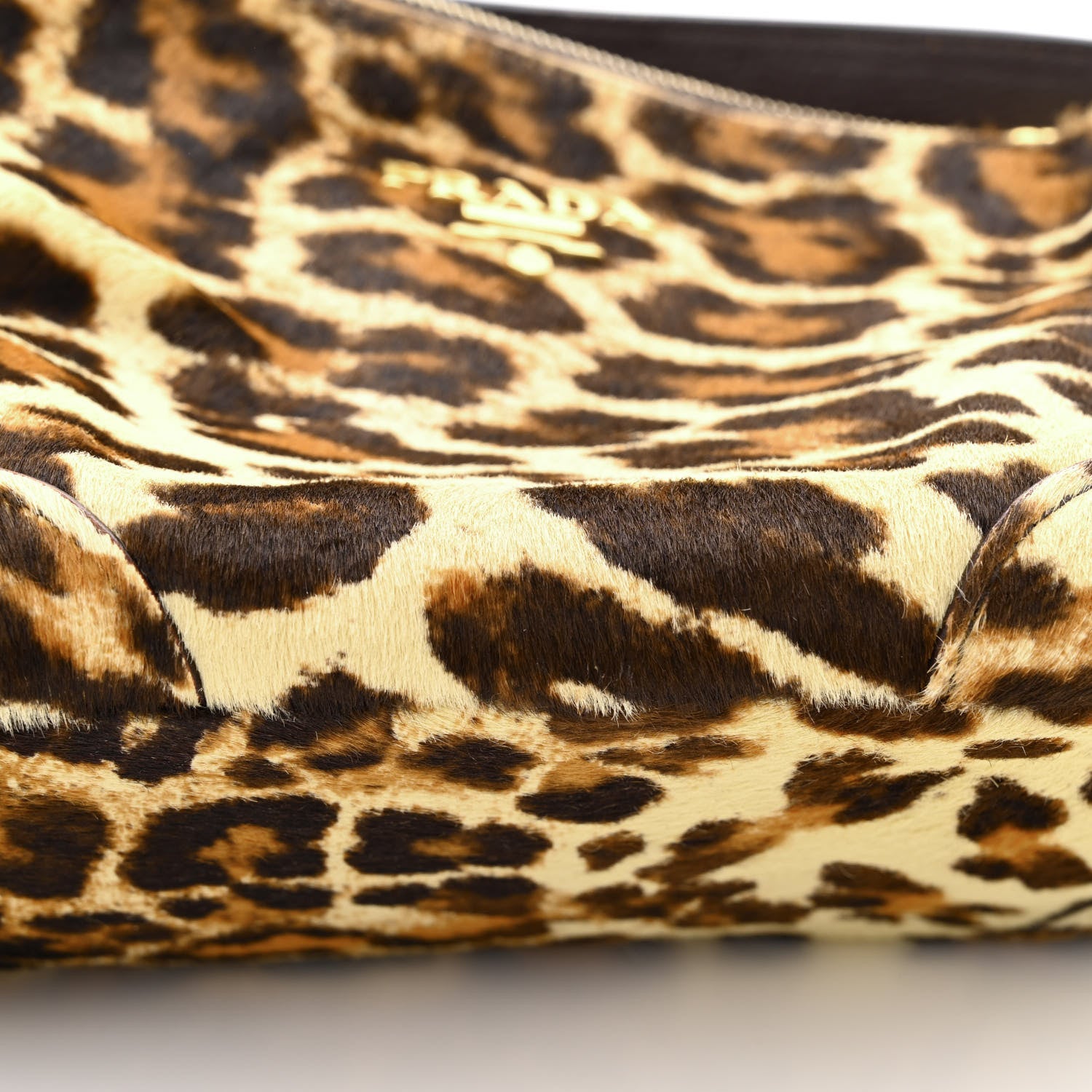 Prada Calf Hair Leopard Print Bag Avorio 12 of 14