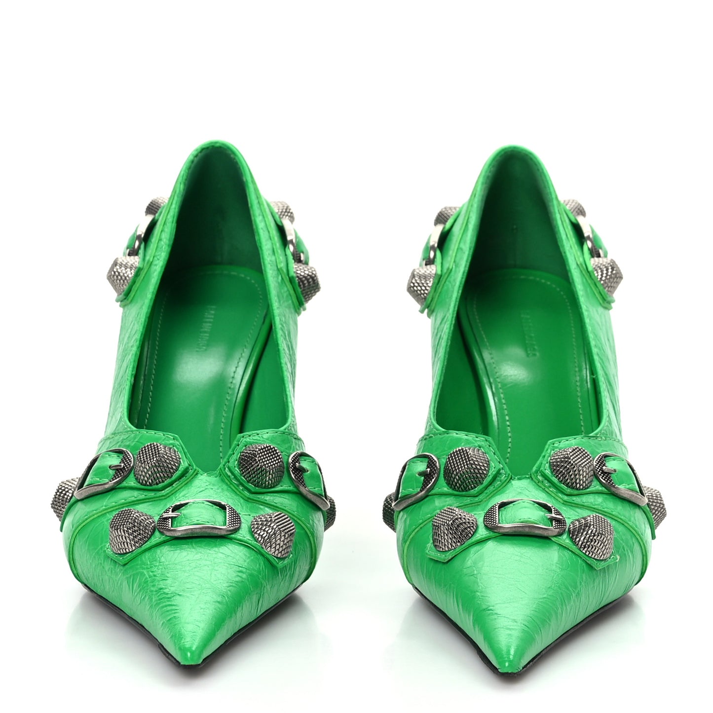 Agneau Arena Cagole 90mm Pumps 37 Vivid Green