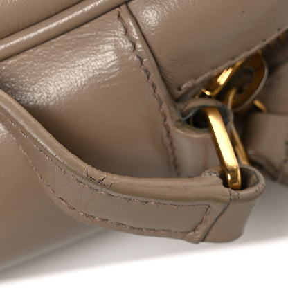 Saint Laurent Calfskin Matelasse Monogram Lou Camera Bag Dark Latte 12 of 12