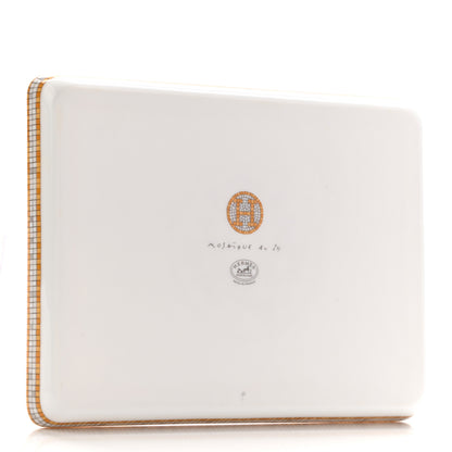 Hermes Porcelain Mosaique au 24 Gold Sushi Plate 3 of 5