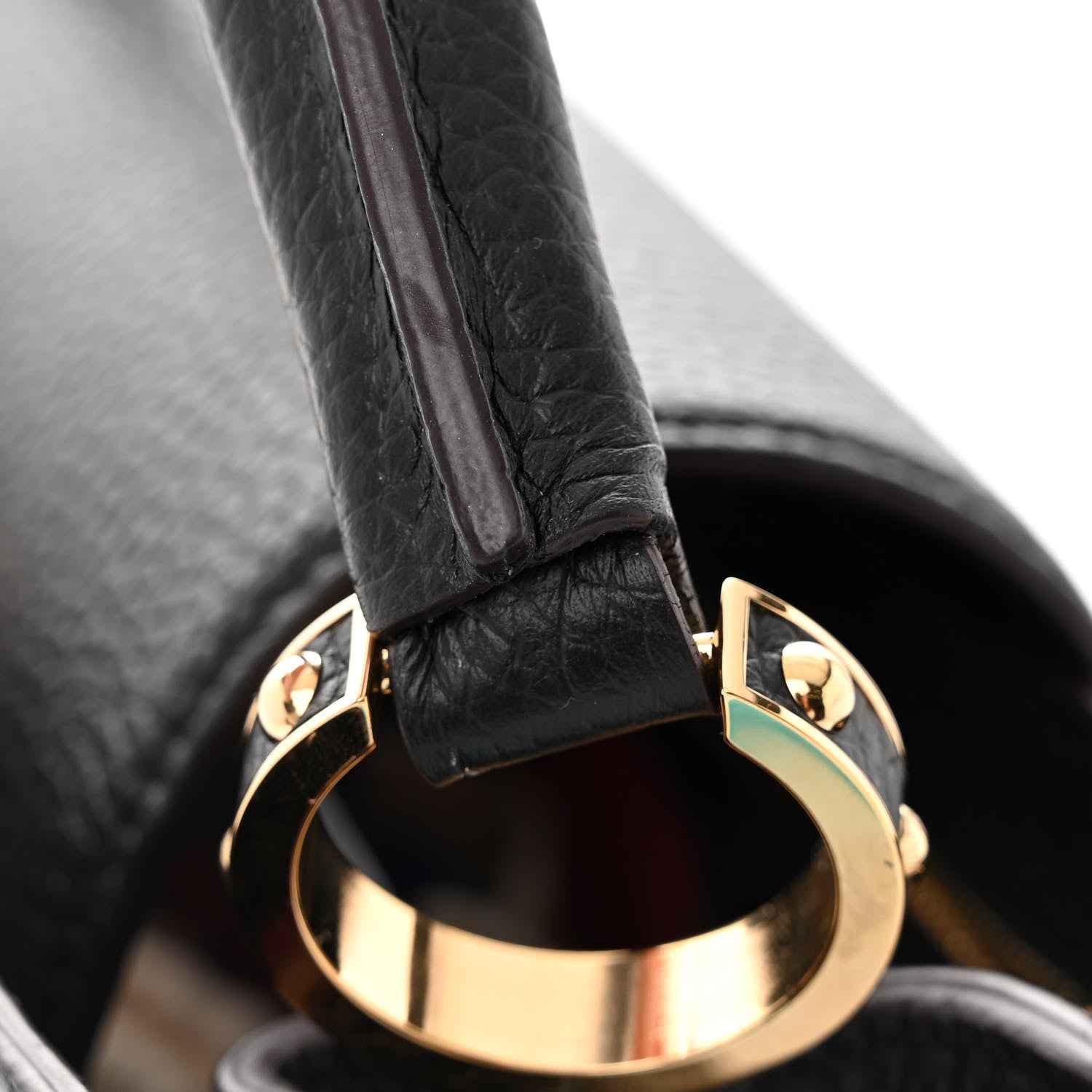 Louis Vuitton Taurillon Capucines PM Black 10 of 10