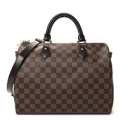 Louis Vuitton Damier Ebene Speedy Bandouliere 30 1 of 10