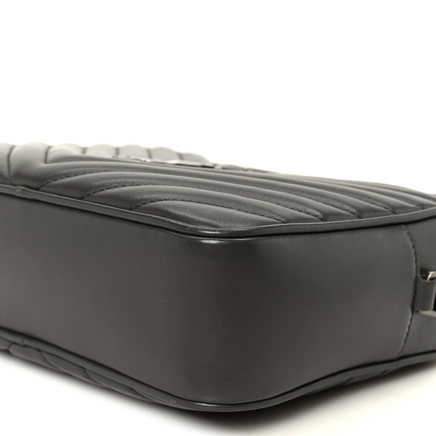 Saint Laurent Calfskin Matelasse Monogram Lou Camera Bag Storm 10 of 10