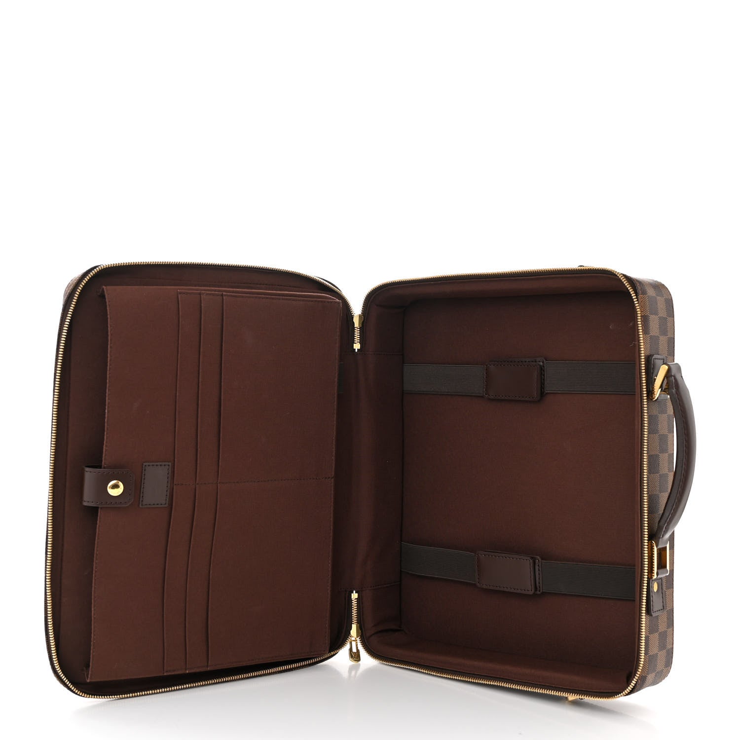 Louis Vuitton Damier Ebene Porte Ordinateur Sabana Computer Case 5 of 9