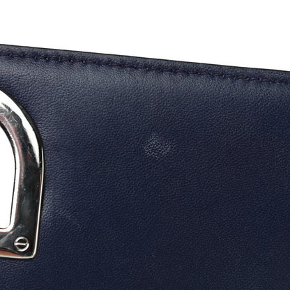 Christian Dior Metallic Patent Micro-Cannage Gradient Medium Diorama Flap Bag Silver Blue 5 of 6