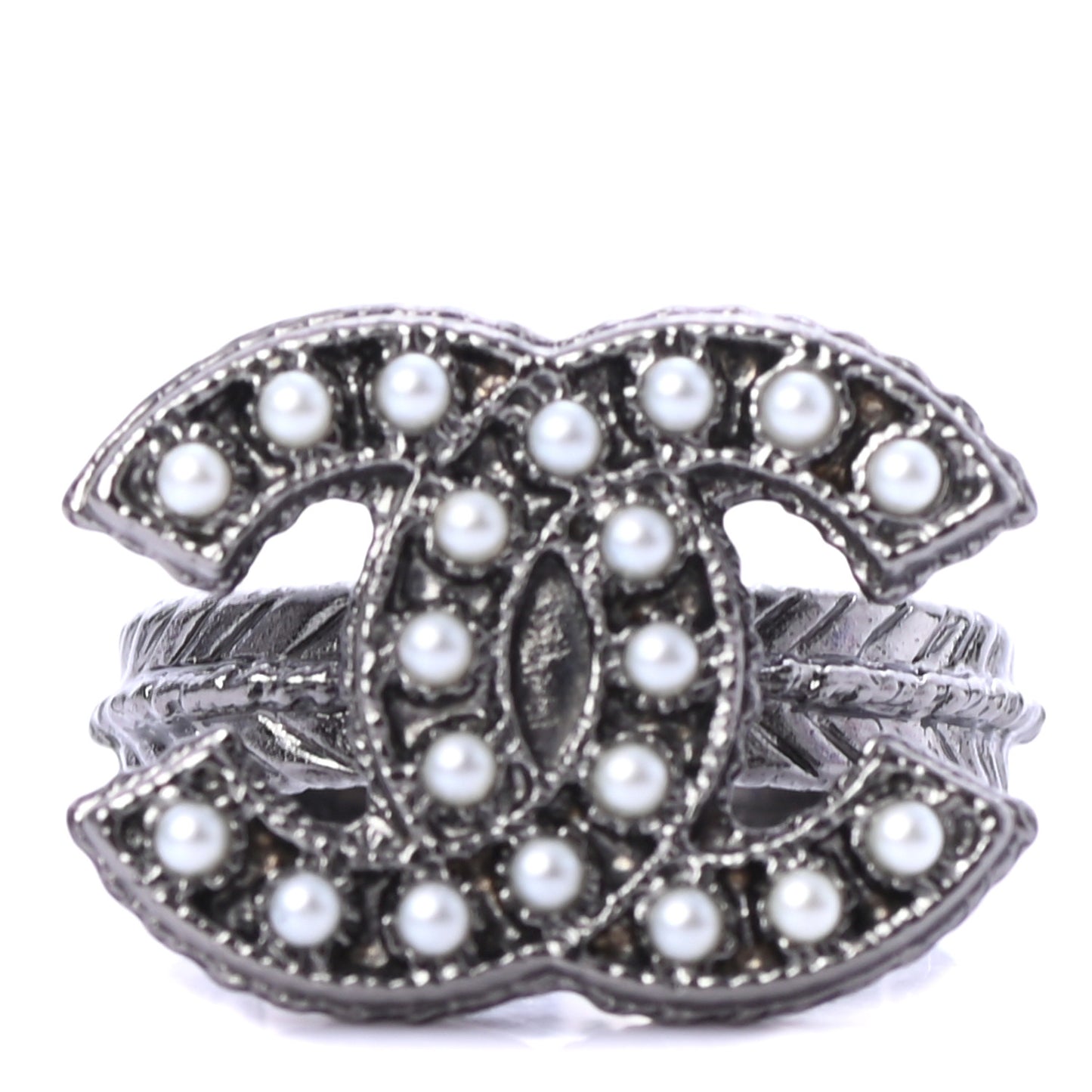 Ruthenium Pearl CC Ring 5.75