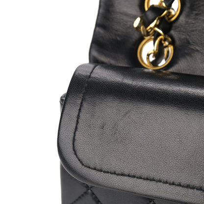Chanel Lambskin Quilted Small Double Flap Black 12 of 15