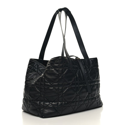 Christian Dior Calfskin Macrocannage Large Toujours Black 3 of 12