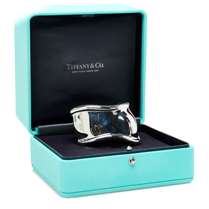 Tiffany Sterling Silver Elsa Peretti Small Left Wrist Bone Cuff Bracelet 2 of 4