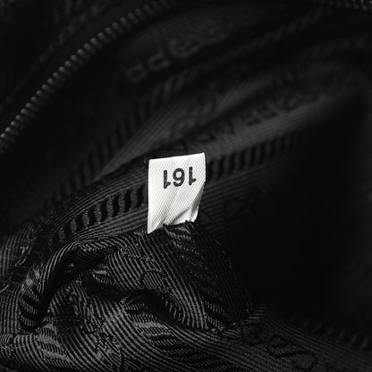 Prada Nylon Flat Messenger Bag Black 7 of 9