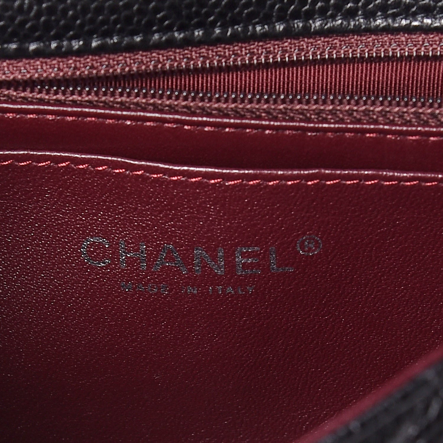 Chanel Caviar Quilted Mini Rectangular Flap Black 9 of 12