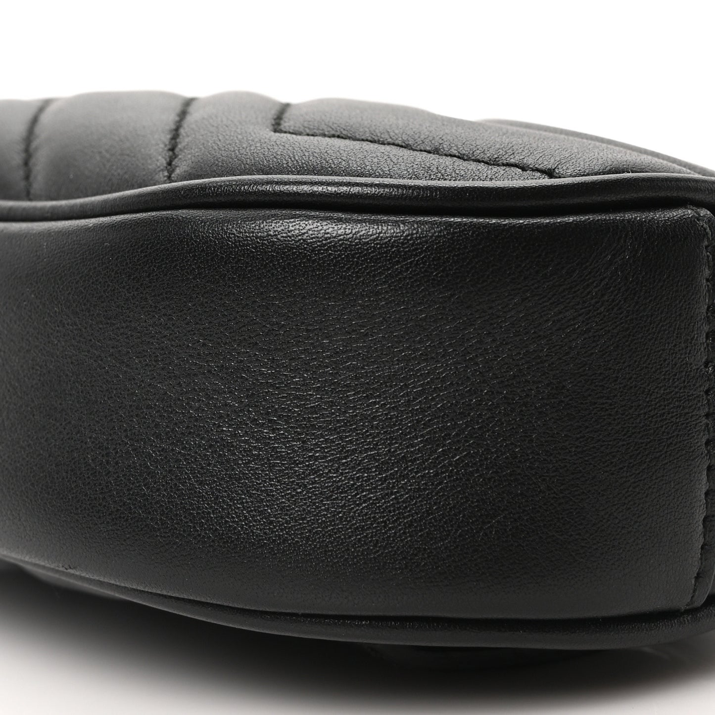 Calfskin Matelasse GG Marmont Belt Bag 95 38 Black
