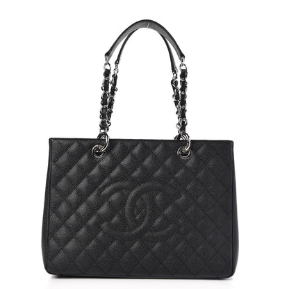 Chanel Caviar Quilted Grand Shopping Tote GST Black 1 of 8