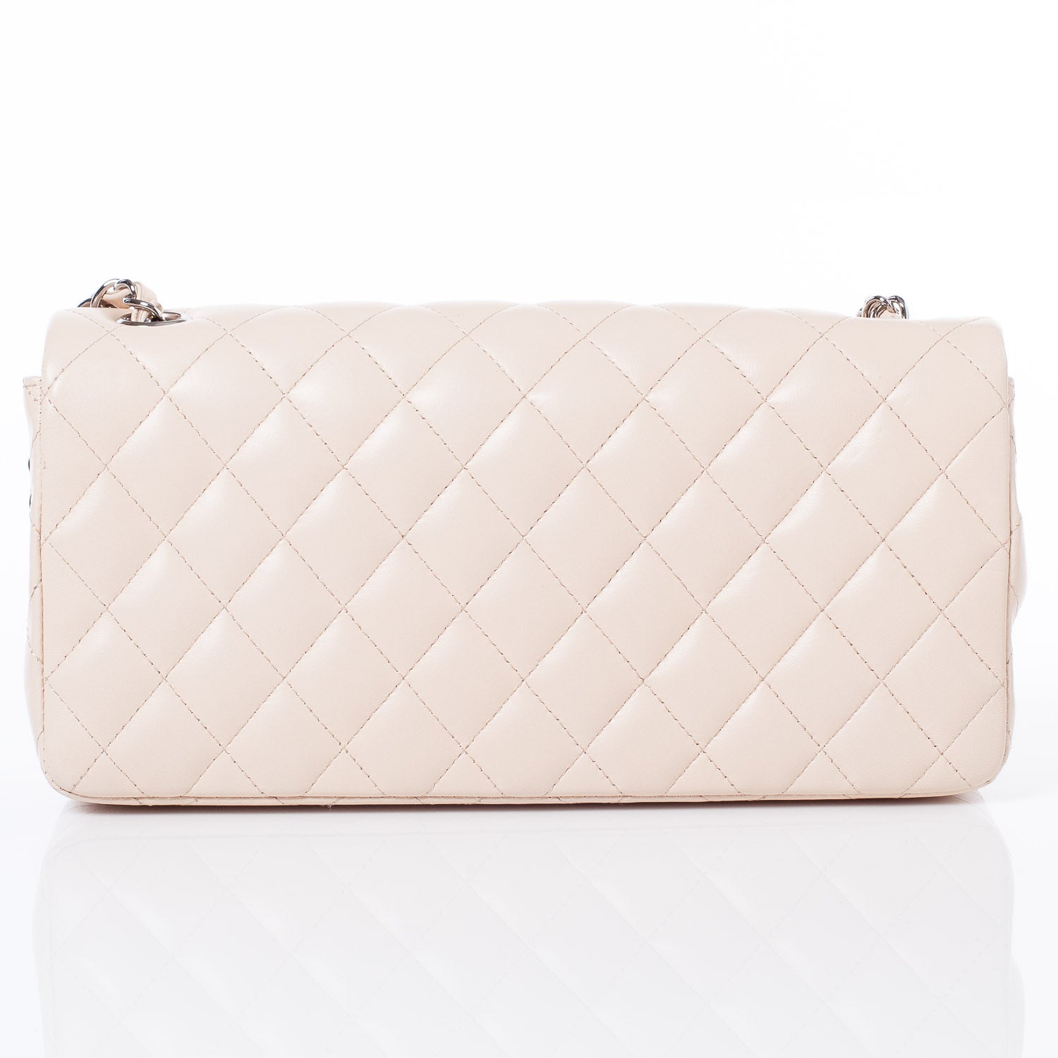 Chanel Lambskin East West Flap Beige Clair 4 of 11