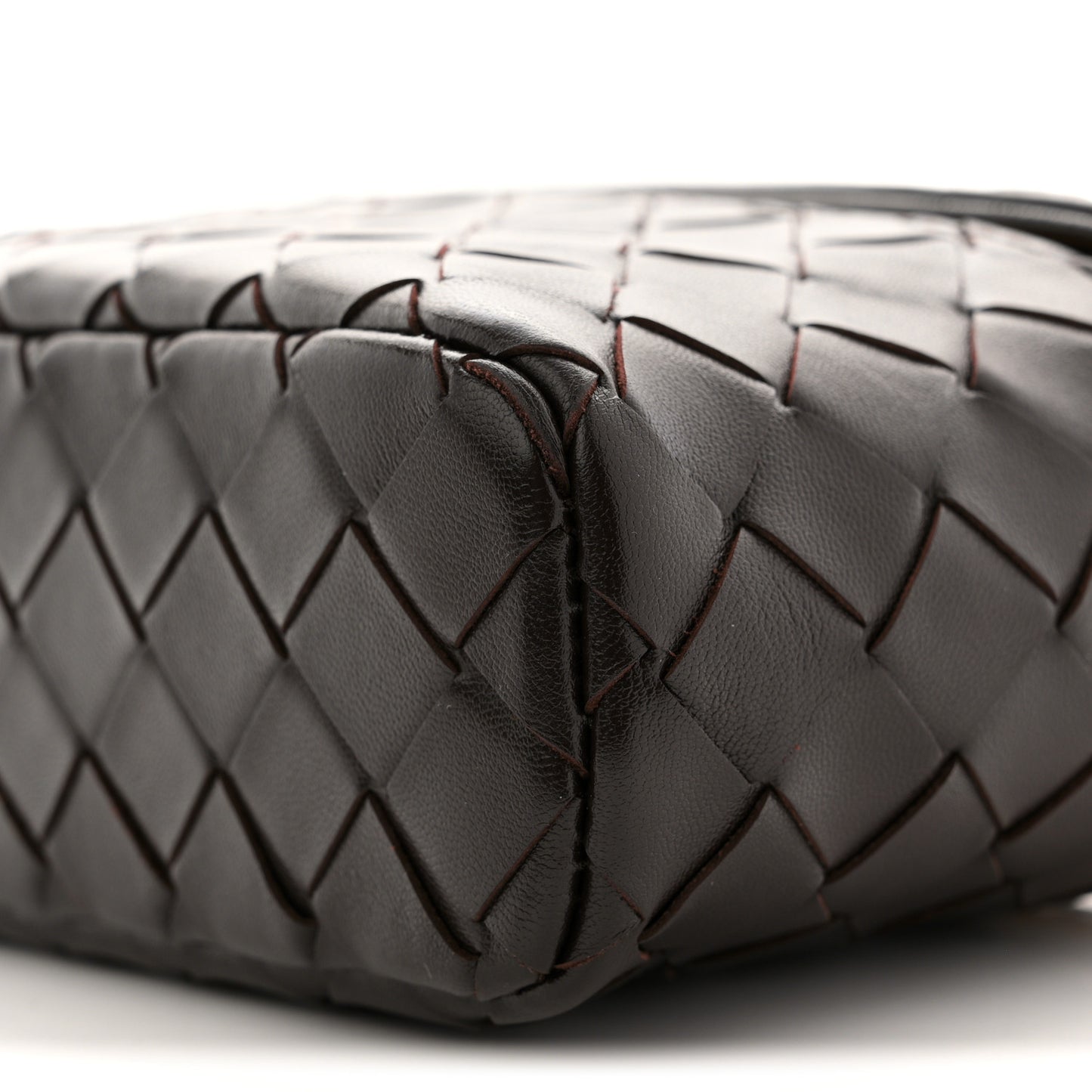 Calfskin Intrecciato Bang Bang Vanity Case Fondant