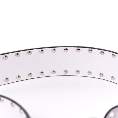 Valentino Garavani Lambskin Free Rockstud Spike Shoulder Strap Optic White 5 of 6