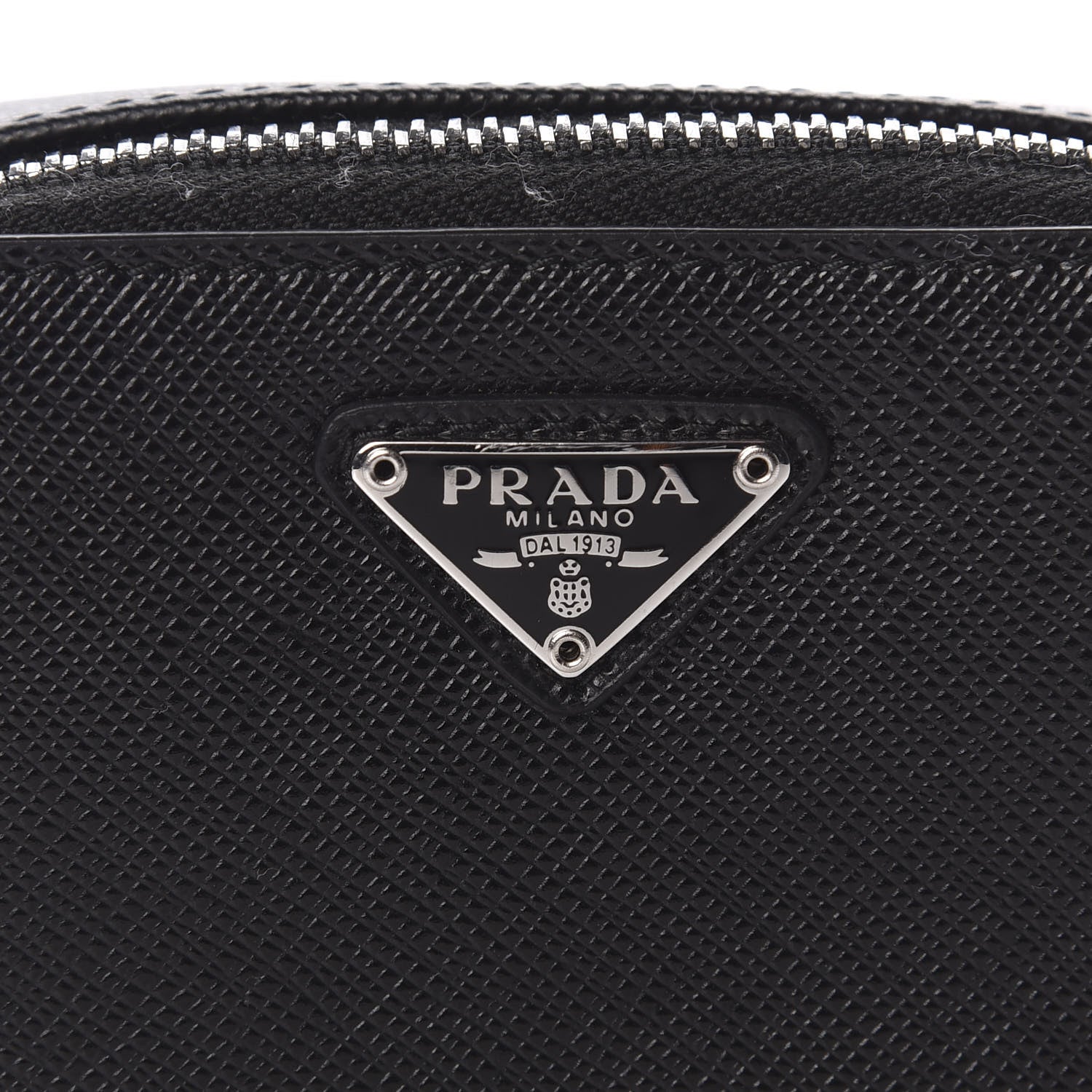 Prada Saffiano Cargo Pouch Black 6 of 6