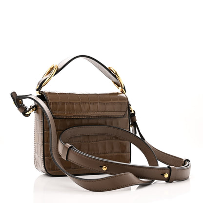 Chloe Calfskin Crocodile Embossed Mini C Bag 2 of 10