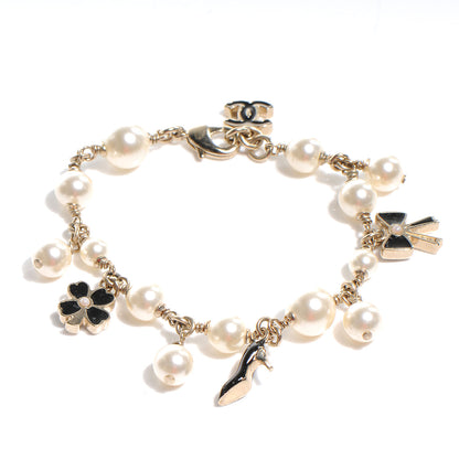Chanel Pearl CC Charm Bracelet 1 of 5