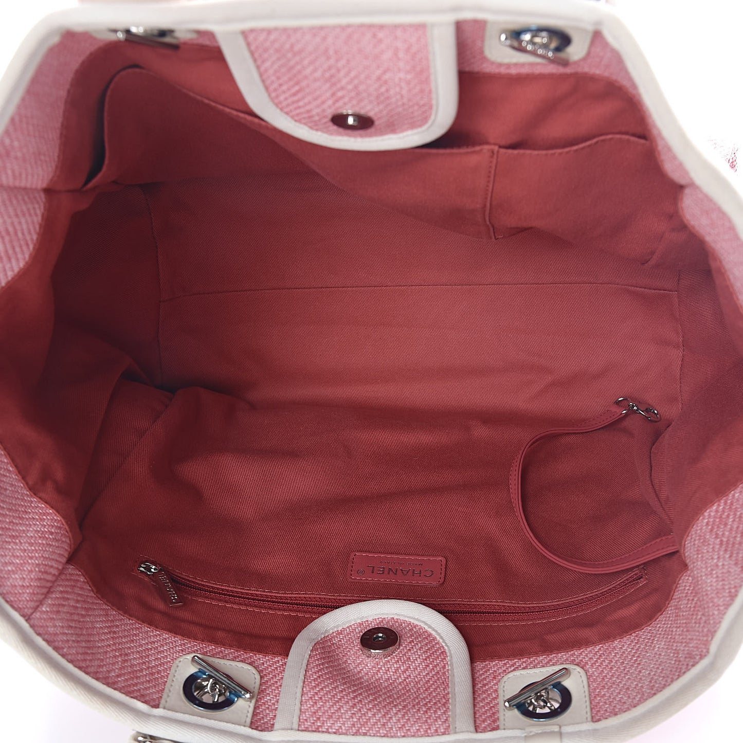 Canvas Large Deauville Tote Pink