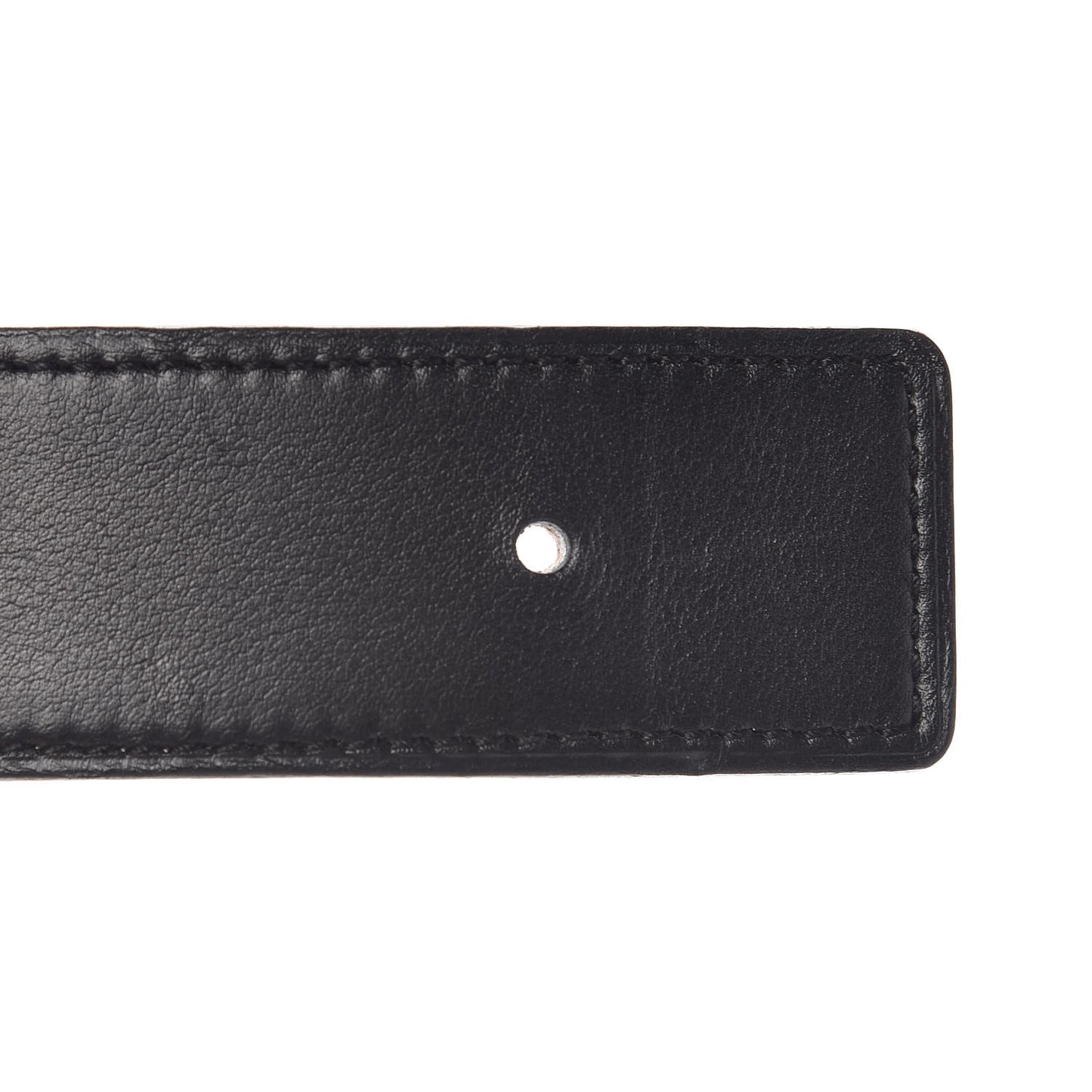 Box Epsom 32mm H Belt 90 Black Etoupe